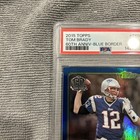 2015 Topps 60th Anniversary T60tb Tom Brady Blue Border Psa 8