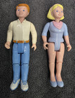 1993 Fisher Price Loving Family Dollhouse Approx  5 75  Mom   Dad Dolls Only