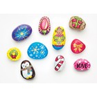 Creativity For Kids Holiday Hide   Seek Rock Painting Kit