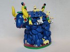 Vintage Mexican Folk Art Rare Pottery Bull Barro Betus Ceramic Figure Sculpture