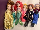 Lot Of 6 Disney Princess Plush Doll 20  Stuffed Soft Toys Assorted  2 Ty Dolls