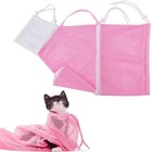 Mesh Cat Grooming Bathing Bag Cat Washing Bath Bag Restraint Cat Grooming Bag Us