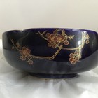 Beautiful Japanese  Lobed Satsuma Bowl Painted Geisha 
