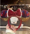Disney Parks Snow White Sequins Princessminnie Mouse Ears Headband 2024
