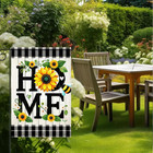Hello Summer Garden Flag 12x18 Inch Double Sided Home Sweet Home Yard Flag Small