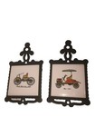 Vintage Cast-iron And Tile Antique Car Trivet Trivets 1896   1905 Fun