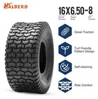 Set Of 2 16x6 50-8 Lawn Mower Tires 16x6 5x8 4ply Garden Tractor Turf Tires Tyre