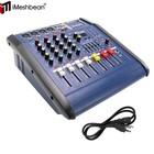 800w 4 Channel 115v Pro Power Mixer Audio Mixing Amplifier 16dsp W usb Bluetooth