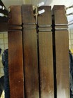 Vintage Solid Heavy Wood Dinning Table Legs Set 4 Salvage 29 25 h Square 2 5 w