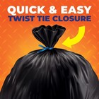 Heavy Duty Contractor Extra Large Trash Garbage Bags 45 Gallon   20 Count 