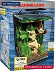 Marineland Portrait Glass Led Aquarium Kit  5 Gallons  Hidden Filtration black