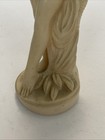 Vintage Signed Classic Figure Italy Nude Bathing Woman Resin Statue 6 Inch