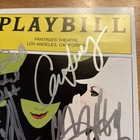 Signed Wicked May 2008 Broadway L a Playbill Megan Hilty Caissie Levy  Autograph