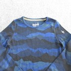 Smartwool Shirt Girls Xl Blue Long Sleeve Merino 250 Wool Base Layer Hiking Top
