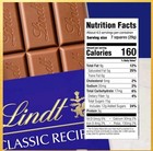  12  Lindt Milk Chocolate Bars  Classic Recipe  Case 4 4 Oz Per Bar Bb 8 31 26