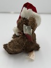 Dan Dee Holiday Time Christmas Teddy Bear Plush 11    Brown Shaggy Fur  With Tags