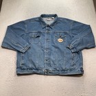 Vintage Disney Jean Jacket Women s Size 2xl Winnie The Pooh Denim Embroidered