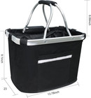 Bike Basket Pets Cat Dog Folding Carrier removable Bicycle Handlebar Front Baske