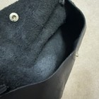 Midnight Link 100  Handcrafted Genuine Leather Black Chain Bag