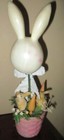Rare Vintage 1950s Anthropomorphic Bunny   Bunnies Centerpiece  Plastic  Kitschy