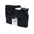 5 Pack Black On White Label Tape Tz231 Tze231 12mm  1 2   8m For Brother P-touch