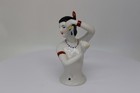 Art Deco Style Half Doll Figurine Flamenco Sexy Half Doll Pincushion Arms Away S