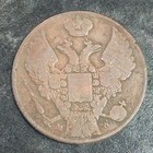 1837 Poland 3 Grosze- Exact Coin Shown  r153