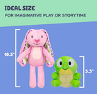 Bluey Friends 2-pack Plush Stuffed Animals For Kids Floppy And Turtleboy