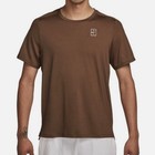 Nike Court Tennis T Shirt Size Medium Mens Brown Court Advantage Dri Fit