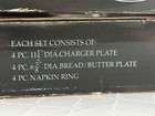 Vintage Paul Revere Silversmiths Silver Plated Charger Set  8 Setting
