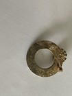 Vintage Gold-tone Brooch Pin Setting Missing Gem Unmarked Repair Project