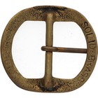 New Trinity Brass Hippie Minimalist Retro Mcm Boho Nos 1970s Vintage Belt Buckle