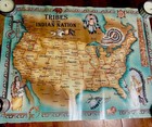 Tribes Of The Indian Nations Vintage 1996 Poster 24x18 Inch