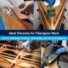 High Performance Epoxy Kit For Woodworking  Fiberglass   1 5 Quart  Medium 