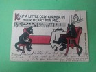 Vintage 1906 Post Card With A 1 Cent B  Franklin  green In Color  Postage Stamp 