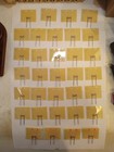 2 Digit Pin Style Deli Meat Price Tags 33 Total 4 With Numbers Mcm Vtg