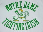 Awesome Rare Vintage Early 1980 s Champion Notre Dame Football Jersey Shirt - Xl