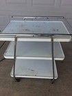 Vintage Cosco Rolling Cart Chrome Metal Bar Kitchen Utility  Mid Century Modern