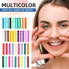 1040 Pcs pack Dental Orthodontic Ligature Ties Elastic Rubber Bands 37 Colors