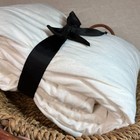 Pottery Barn Kids Luxe Chamois Duvet Cover Twin Ivory  sample Read