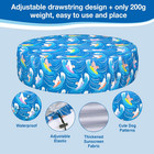 Foldable Round Dog Swimming Pool Cover  For 32   63    48    Collapsible Outdoor Tub