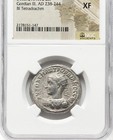 Gordian Iii 238-244 Ad Ngc Xf Huge Silver Tetradrachm  Antioch Roman Empire Coin