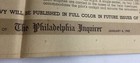 The Philadelphia Inquirer  3 Newspapers   Oct  1941  Jan  1942  Feb  1942