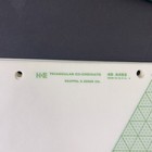 K e Keuffel   Esser 71 Graph Sheets 8 5x11  Tracing Paper Triangular Co-ordinate