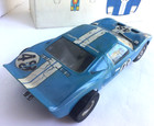 Cox  9800 Ford Gt 1 24 Magnesium Sidewinder Chassis Slot Car 1960s Vtg Original