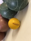 Vintage Bocce Ball Set 8  4   Balls W Pallino jack Ball   Bag Halex