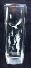 3d Laser Etched Paperweight Native American Shooting Bow   Arrow Glass