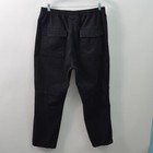 Young La Cargo Pants Mens 2xl Black Elastic Waist Drawstring 29  Inseam Zip Fly