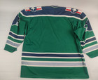 Bauer Houston Aeros Stitched Jersey Size Xl Used Green 90 s Ihl Ahl Blank