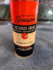 Vintage Sprayon Spray Paint Can Switzer Fire Orange Paper Label